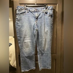 Women silver jeans